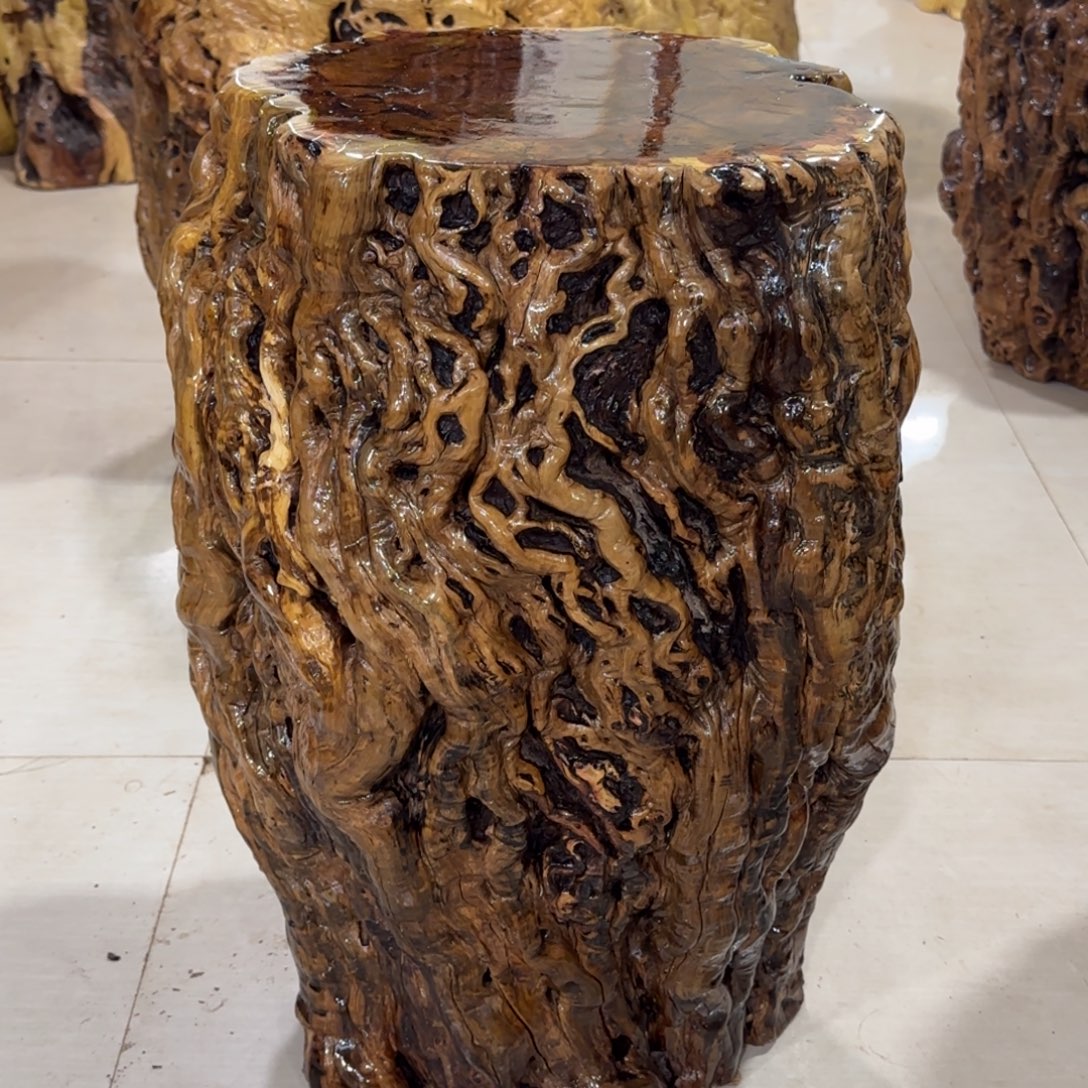 明***好龙纹鸡心枣木手工艺品 