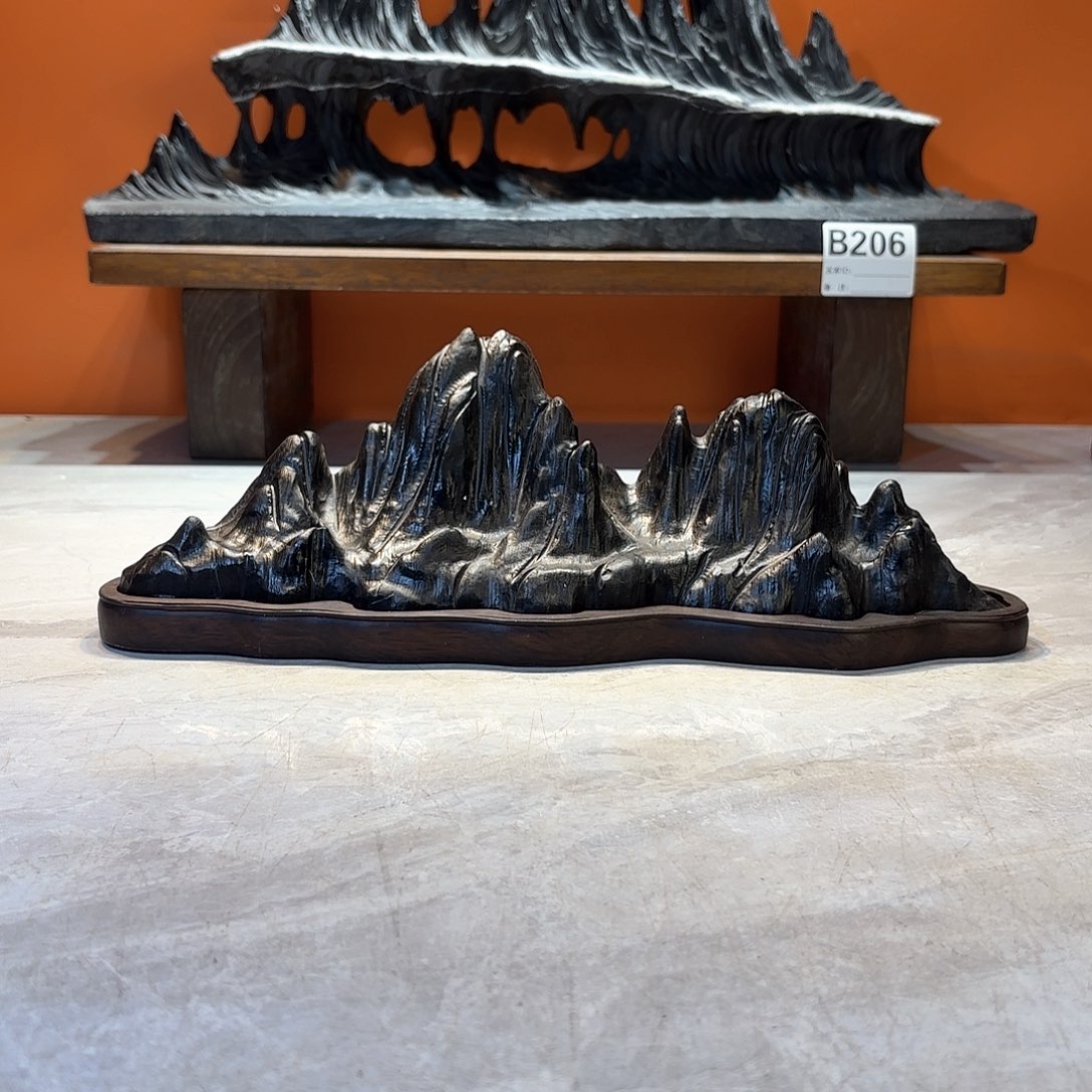 摆件张****程灵璧石奇石摆件 