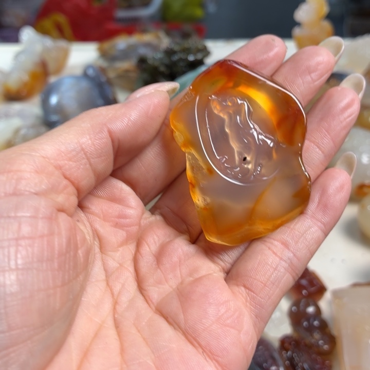 玛瑙/玉髓未镶嵌吊坠(不含链)