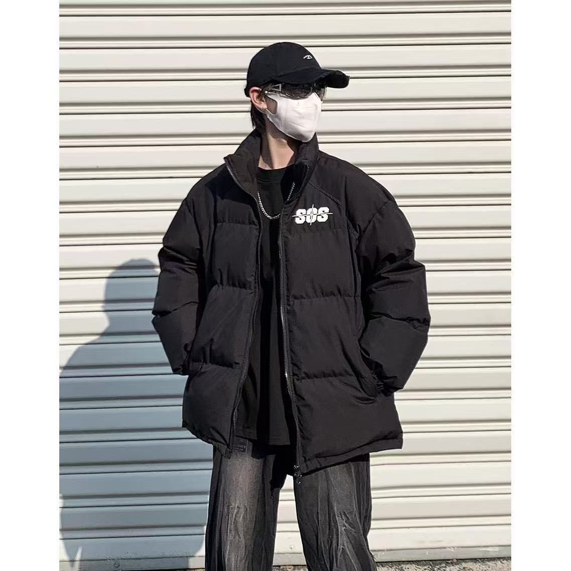 Q1588 冬季棉衣男士小棉袄加厚情侣百搭棉服立领棉衣