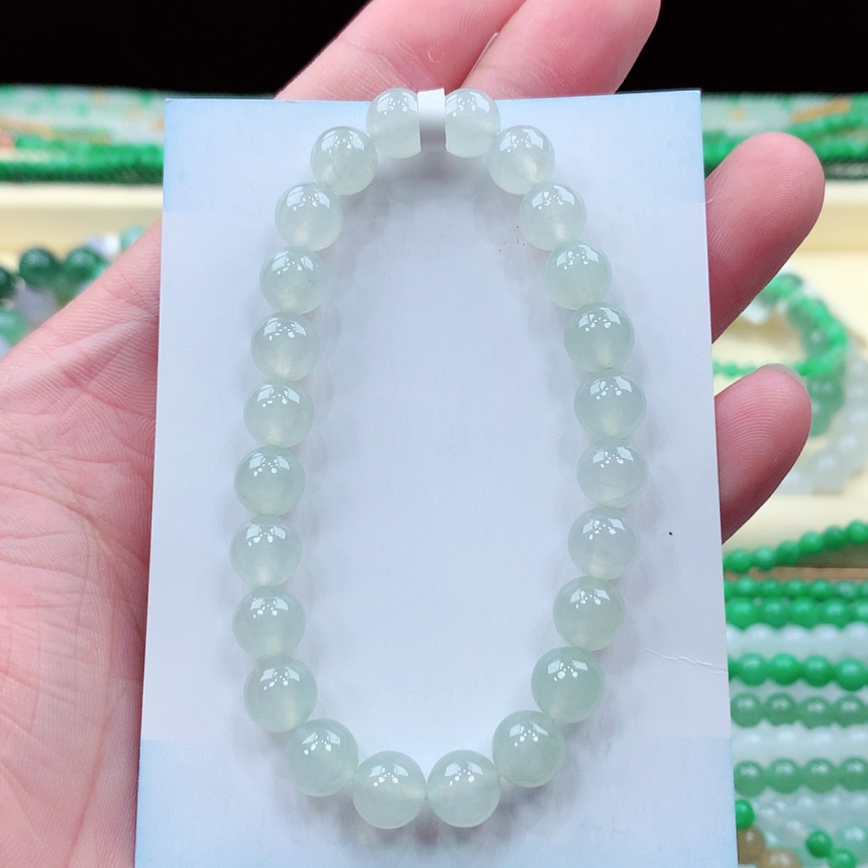 【闪购商品】翡翠未镶嵌项链缅甸天然A货翡翠