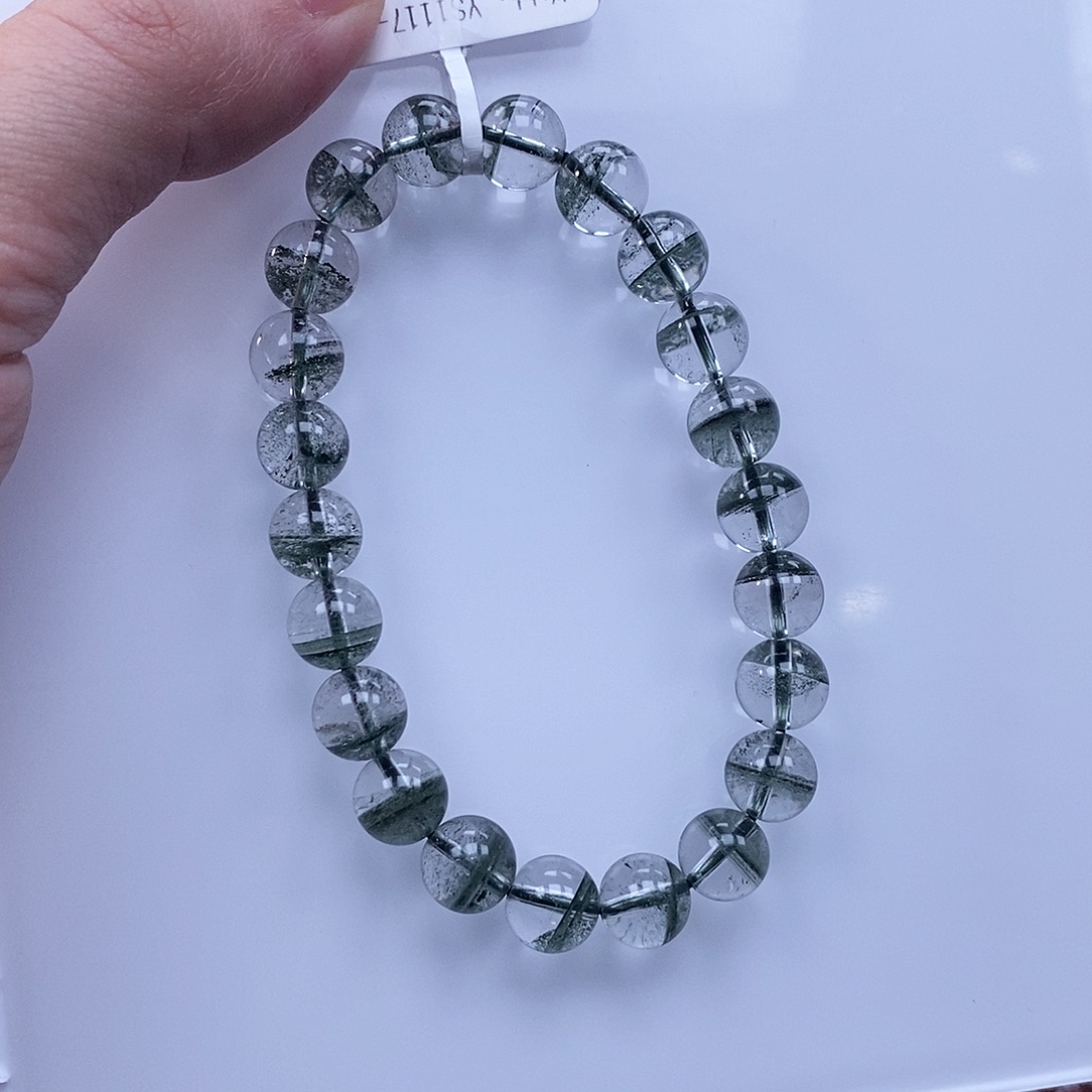 未镶嵌手串水晶绿幽灵8