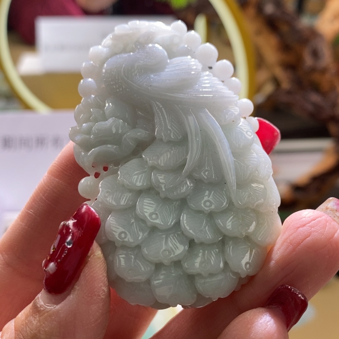 【闪购商品】翡翠颈饰未镶嵌凤凰