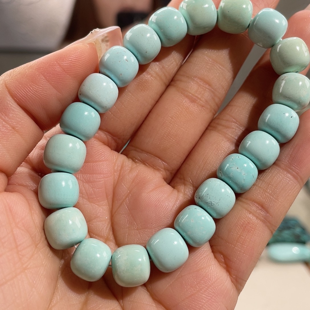 绿松石未镶嵌果冻料卡10