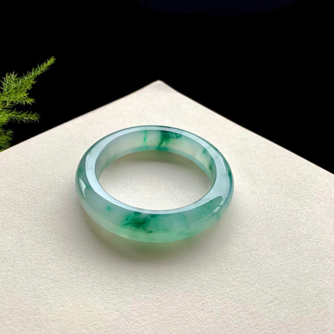 手镯圈口尺寸测量方法，天然缅甸A货翡翠/请勿乱拍