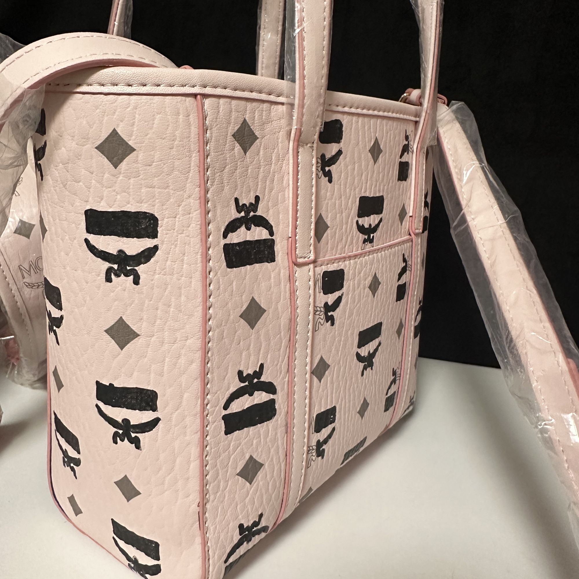 编码名称下单托特包拉链耐磨手提款编织手提包满印肩包日系西域风