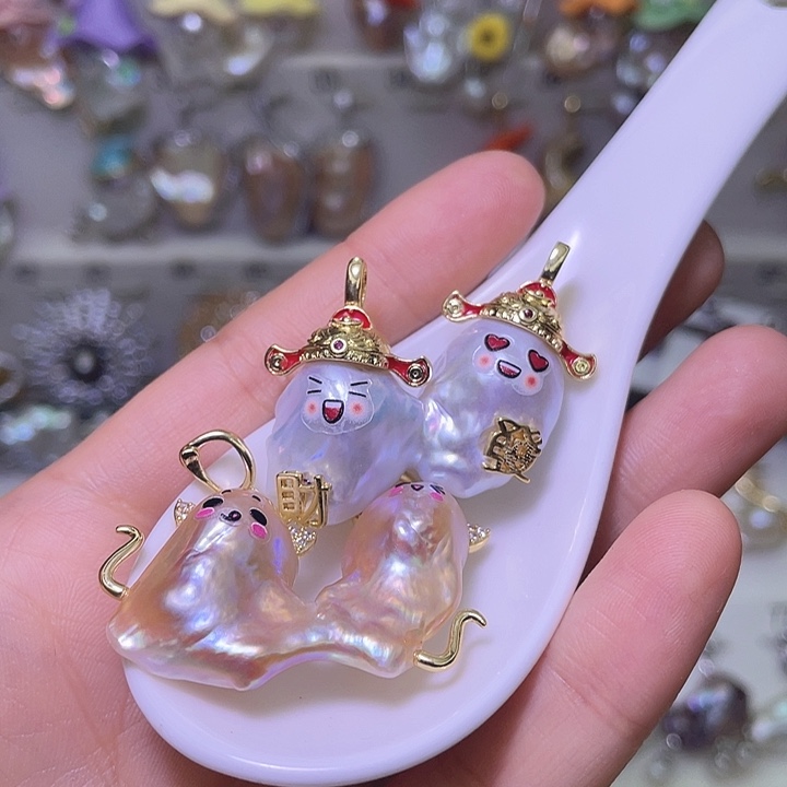 露***5淡水珍珠合金颈饰106