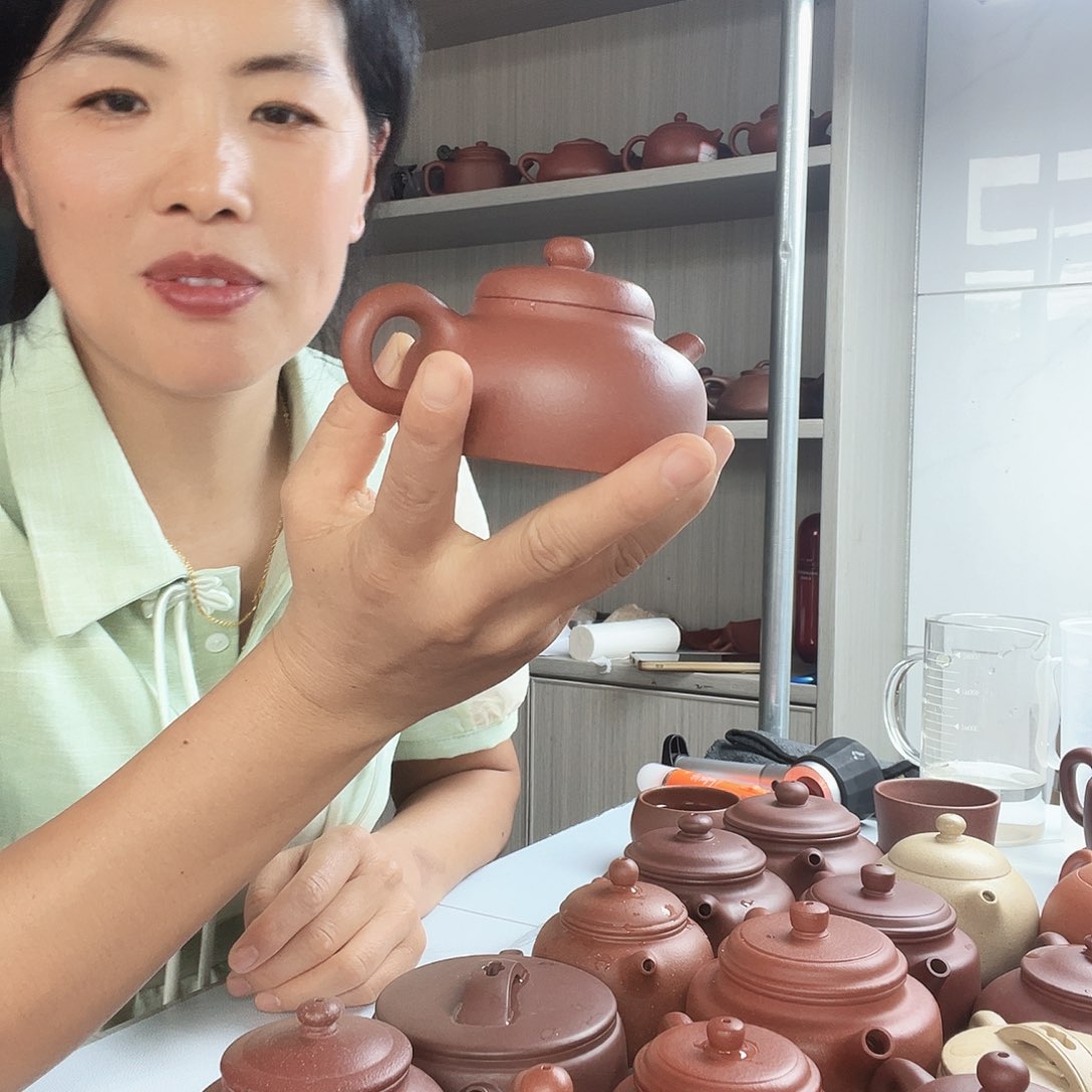 紫砂壶半月壶坡壶