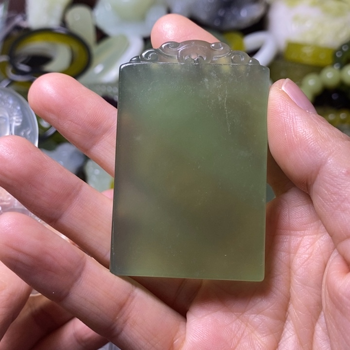 岫玉岫玉挂件未镶嵌