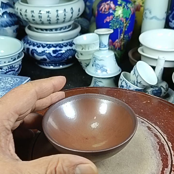 姜***永杯全手工制作的瓷器
