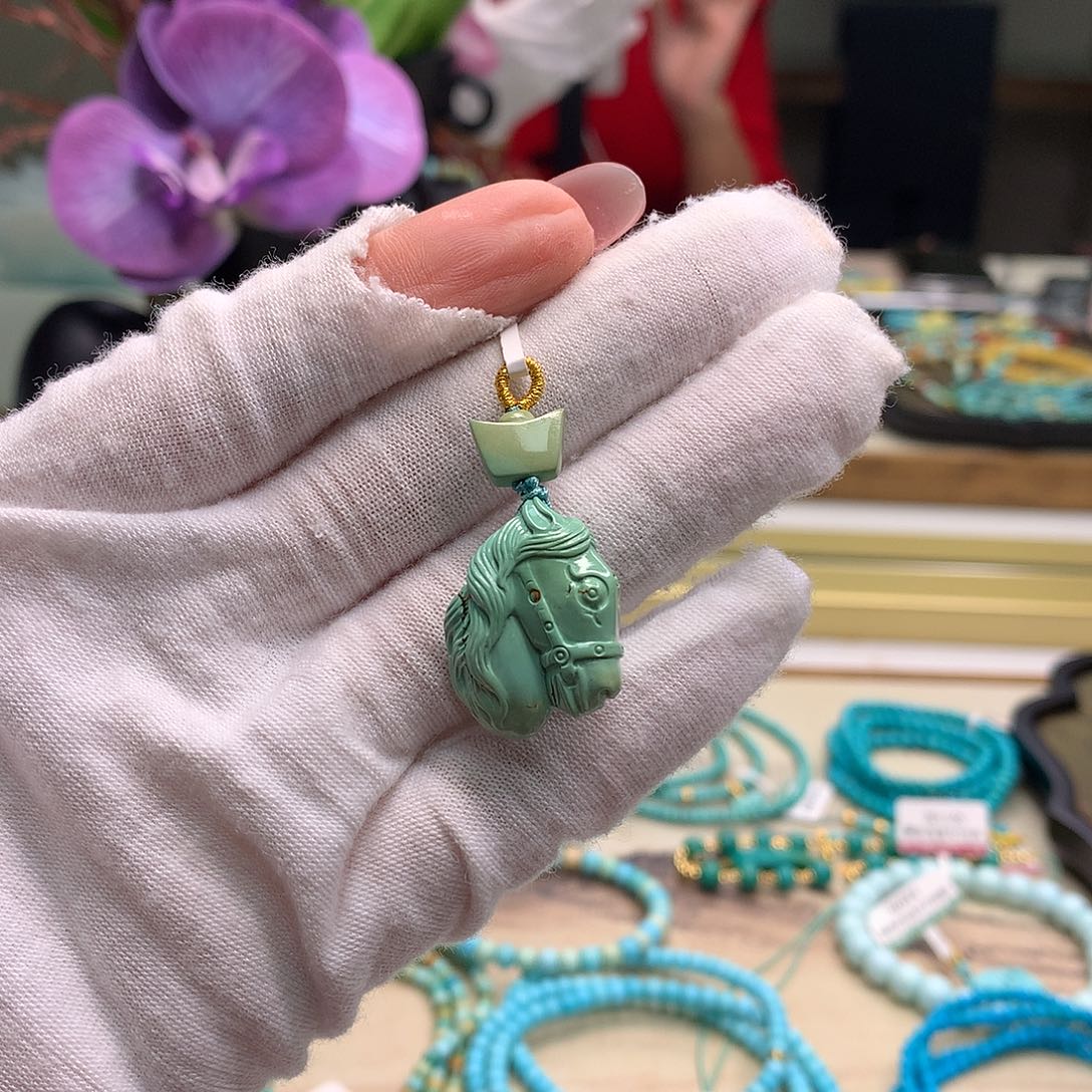 绿松石未镶嵌配饰