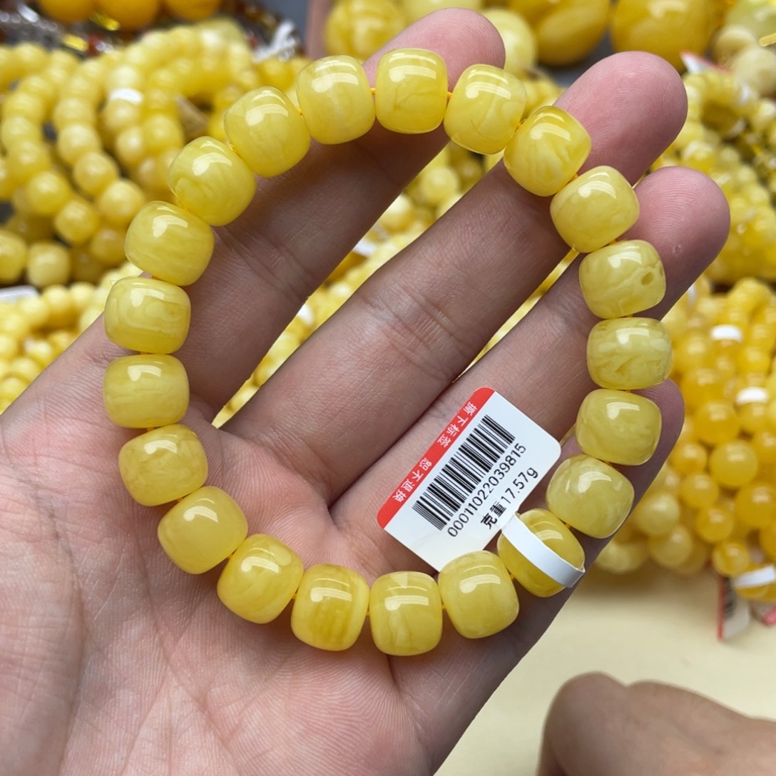 手链蜜蜡未镶嵌天然蜜蜡老型手链