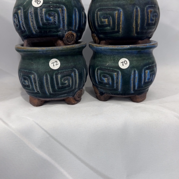 红陶口9高9左右，4个90元