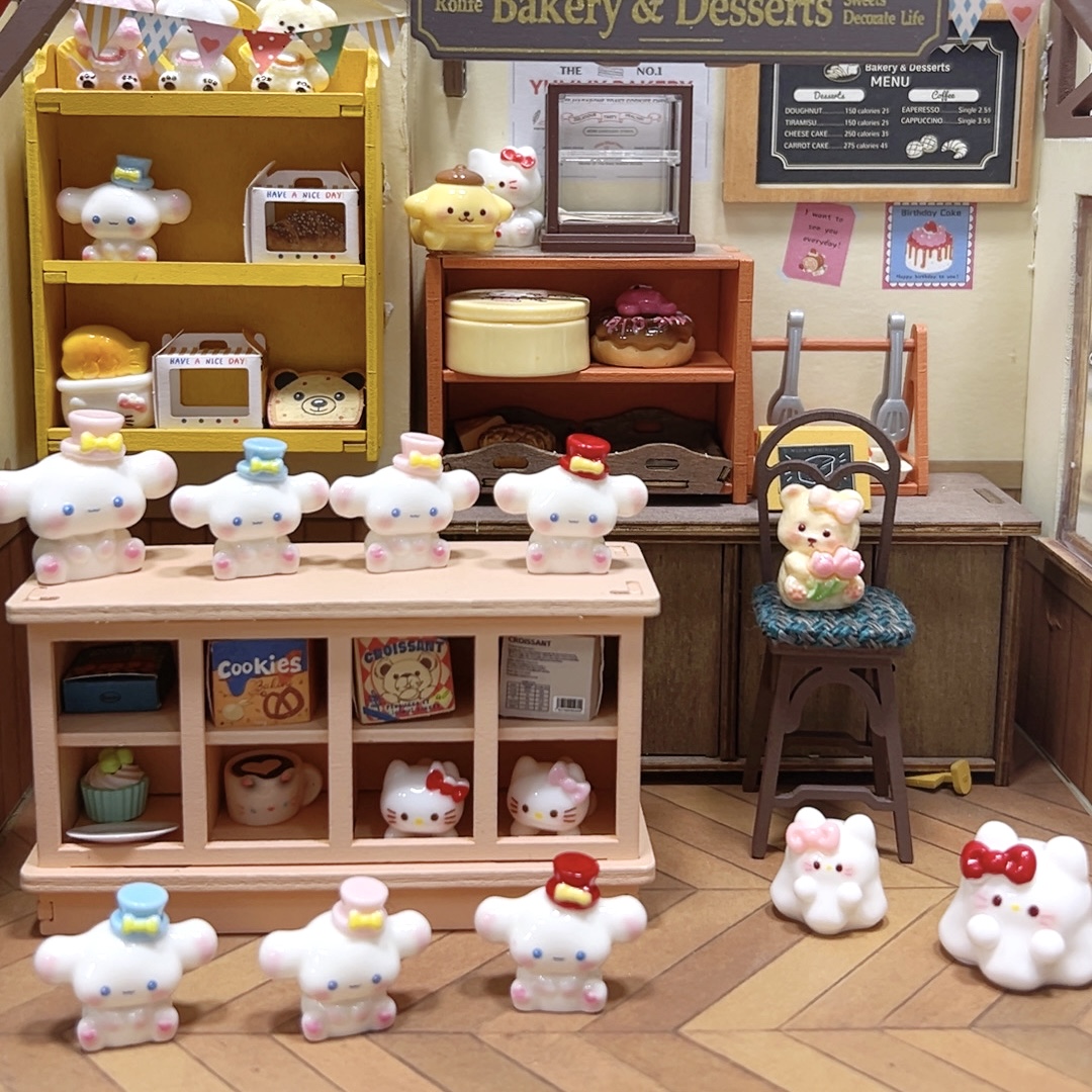 【师姐毒家定制】立体小鼻嘎玉桂狗（3色）树脂手工diy饰品配件