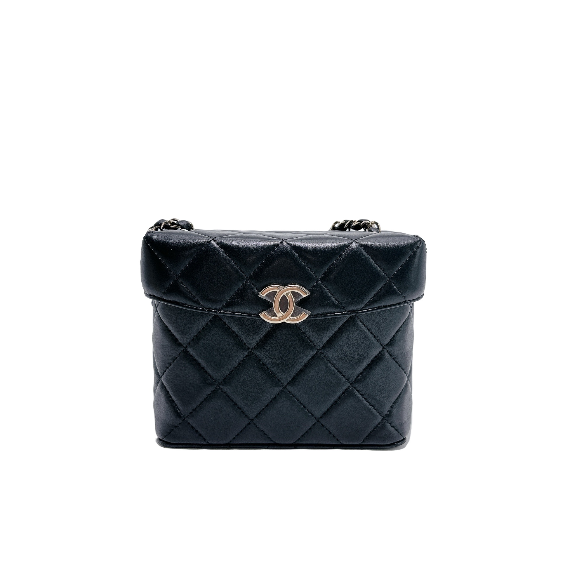 99新 Chanel/香奈儿 安洁利严选盒型包/BK0144674 斜挎包