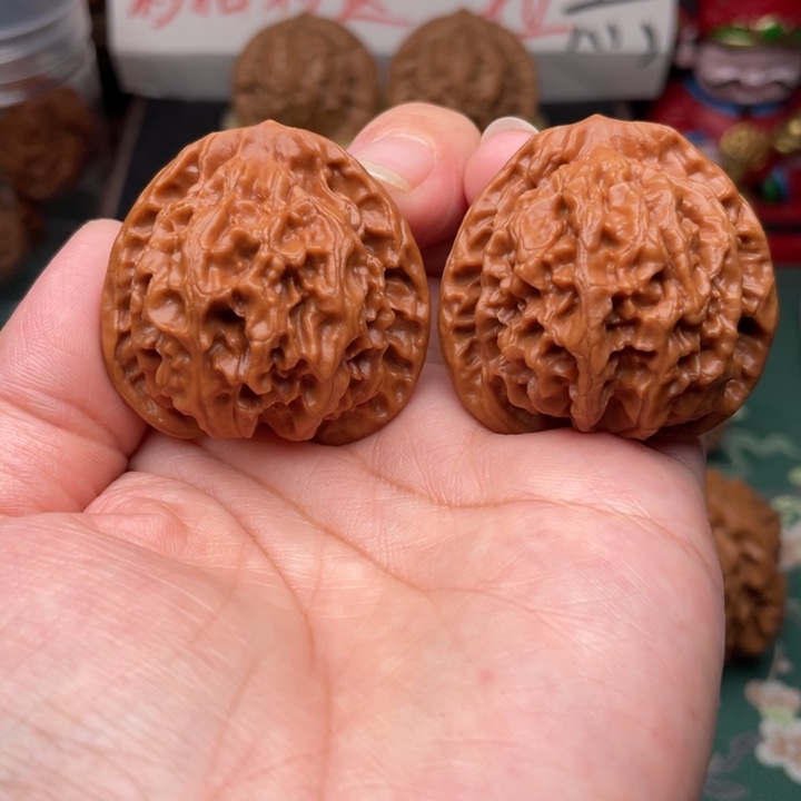 【闪购商品】把件文玩核桃40鹤渡岭公子帽