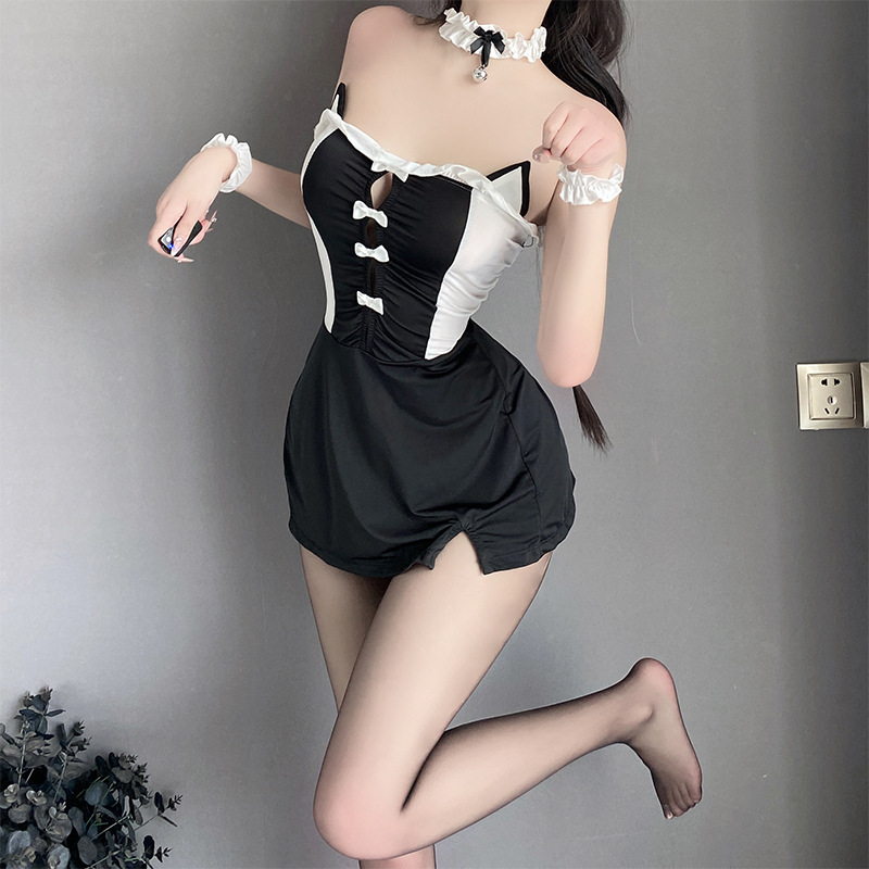 性感套装 猫女郎 包臀裙诱惑cos装