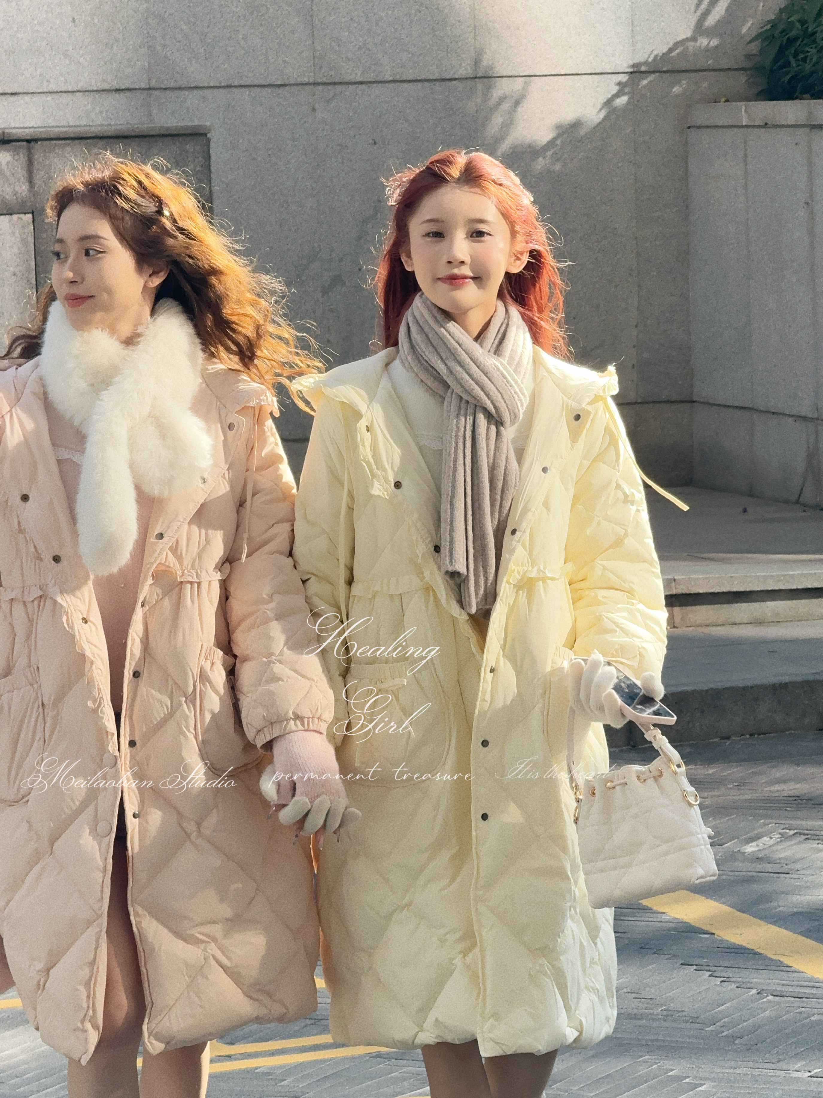 妖精的美美【软心莓莓】奶乖少女心爆棚的娃娃裙装羽绒服