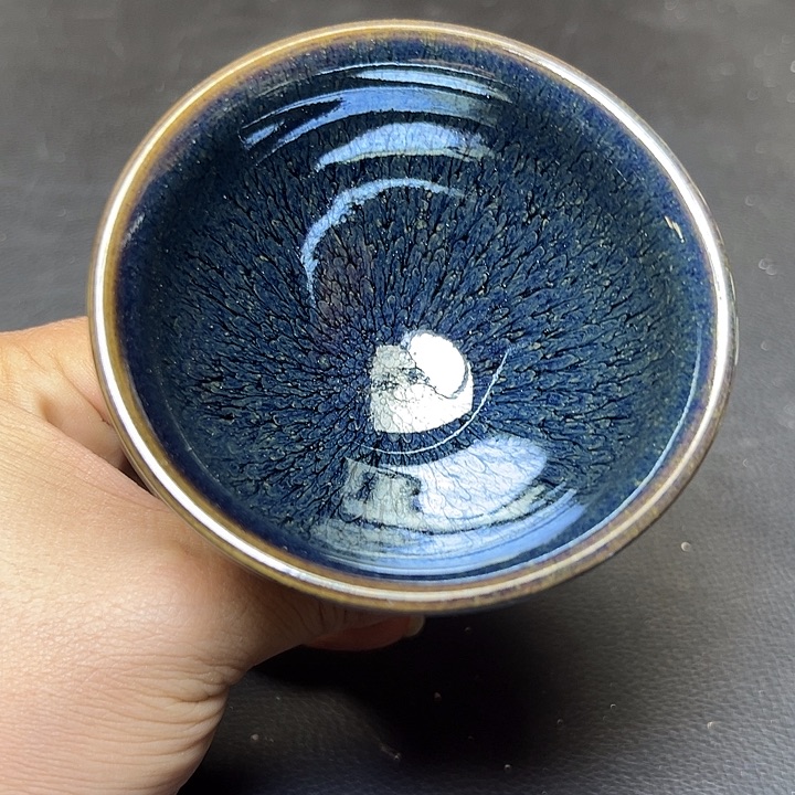 茶盏建盏鹧鸪百花9.0口径