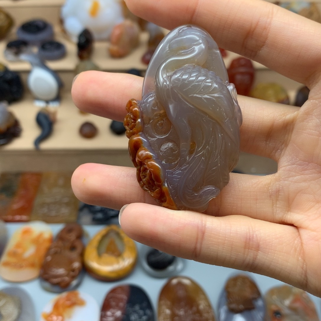 未镶嵌吊坠(赠链)玛瑙/玉髓