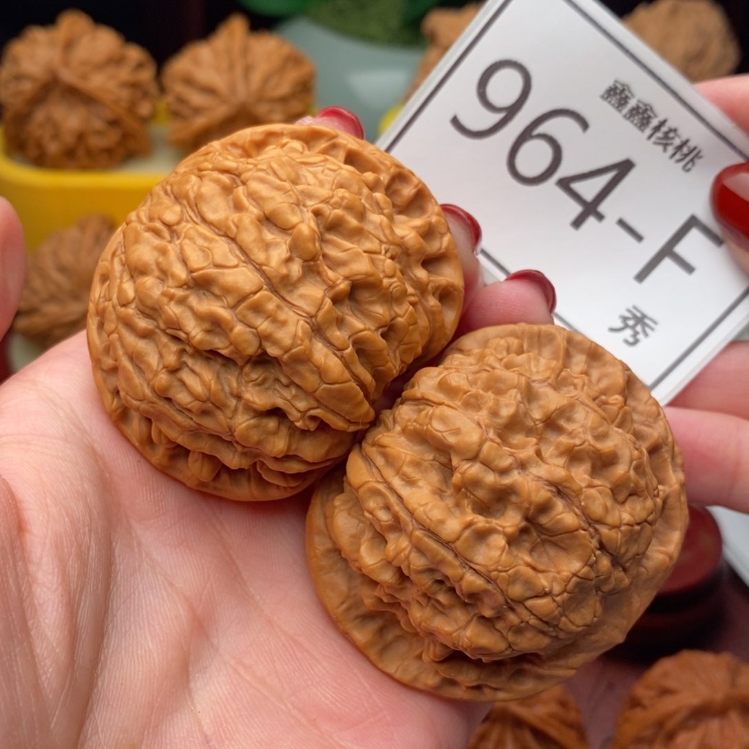 文玩核桃把件官帽51