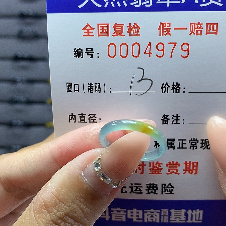 翡翠戒圈未镶嵌    4979