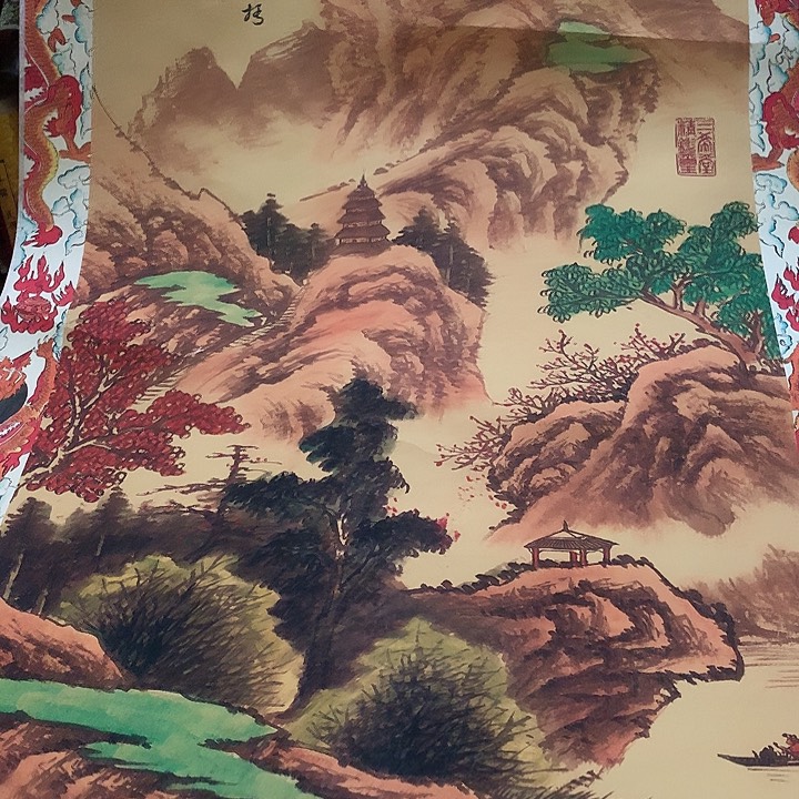 竖款装饰画装饰画