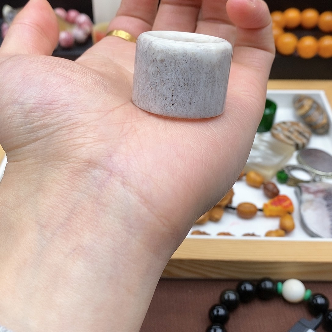 驼骨手串/手链22圈口紫皮鹿角