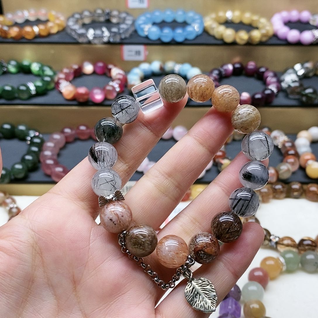 水晶手链未镶嵌多宝