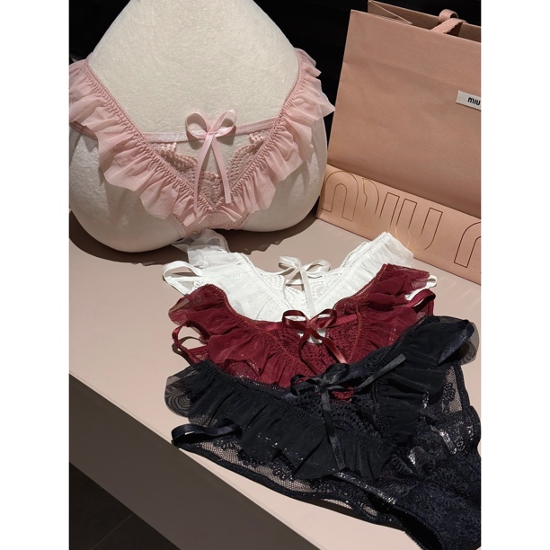 「LA」Adele·溺吻玫瑰｜边界系列*蝴蝶结系带女舒适内裤