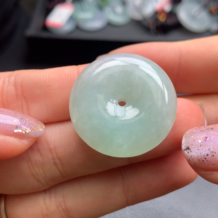 翡翠未镶嵌颈饰翡翠翡翠吊坠28-7.8