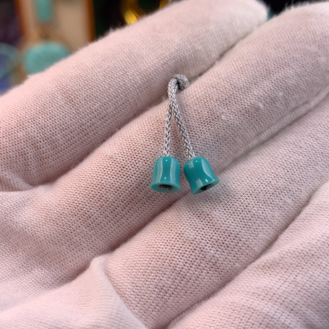 绿松石未镶嵌弟子珠