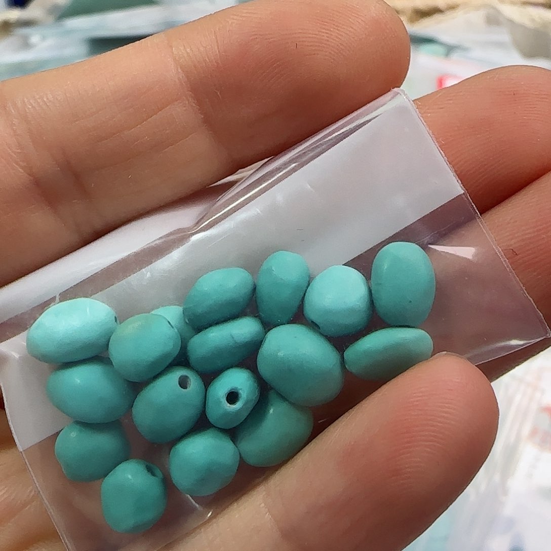 绿松石珠宝半成品未镶嵌