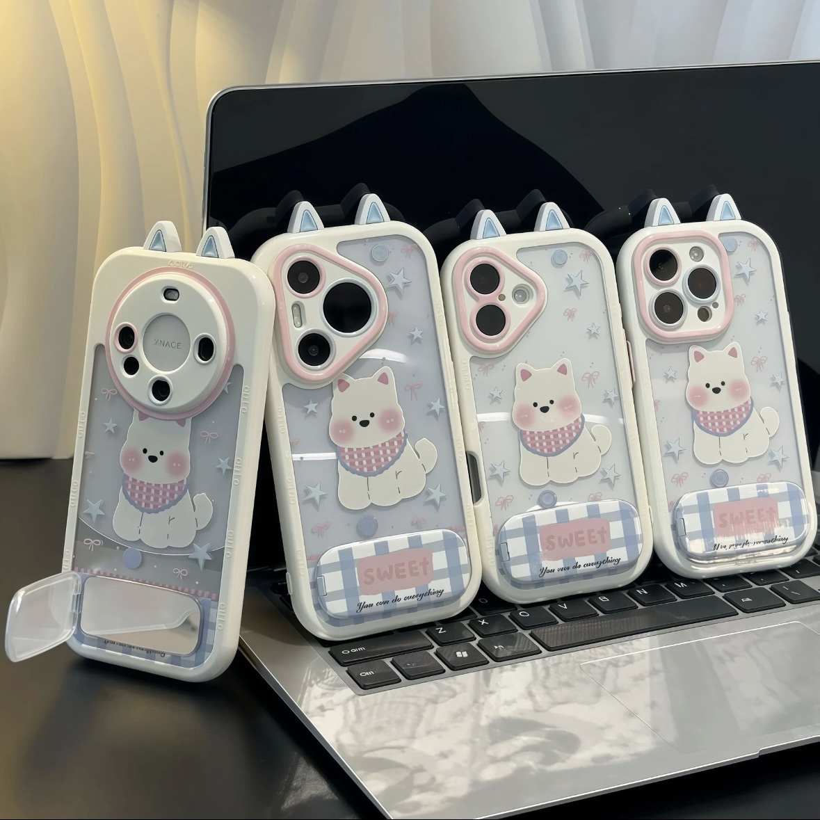 星星西高地适用苹果iphone小米15promax防摔vivo华为oppo手机壳女