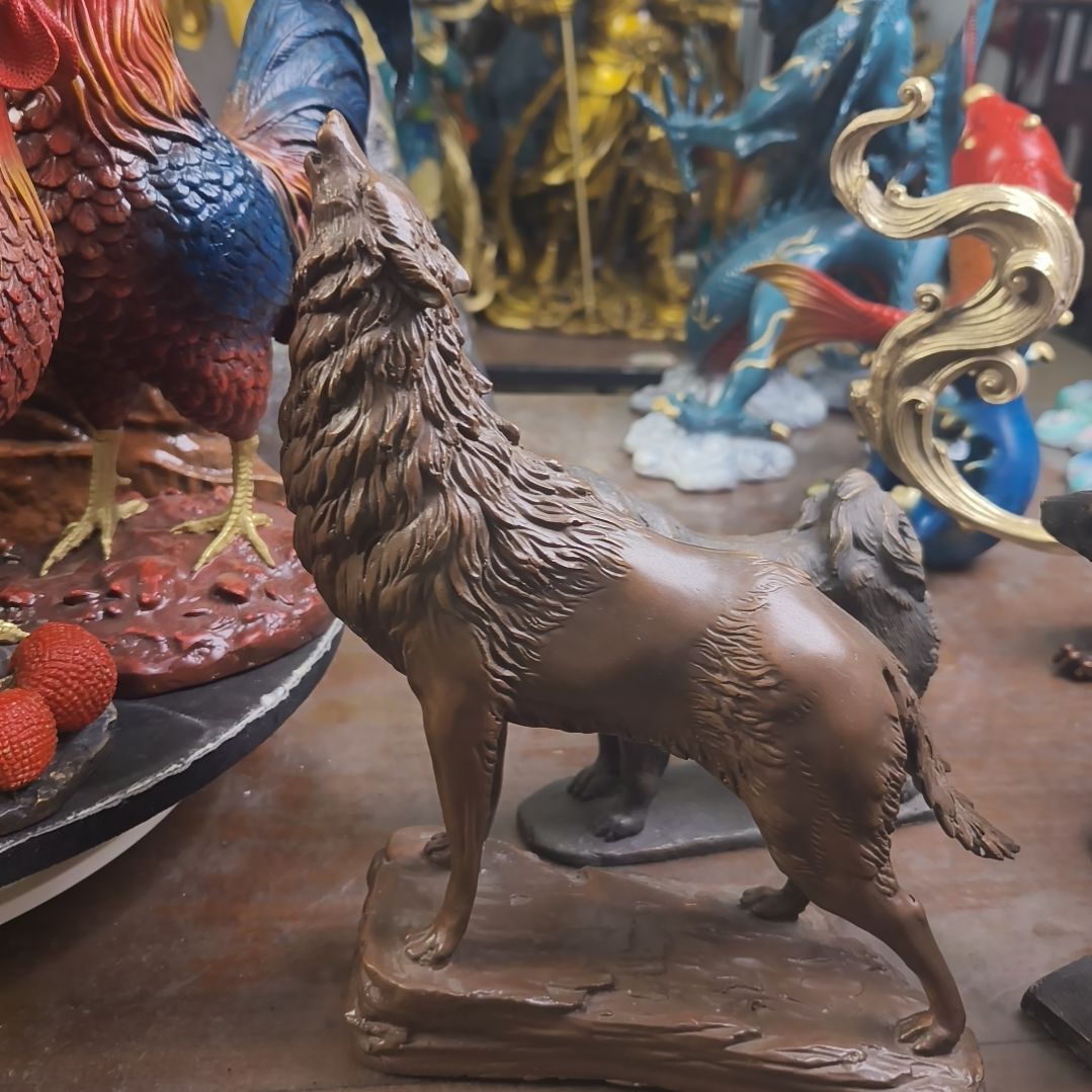 神***物黄铜铜雕工艺品摆件厂家直销