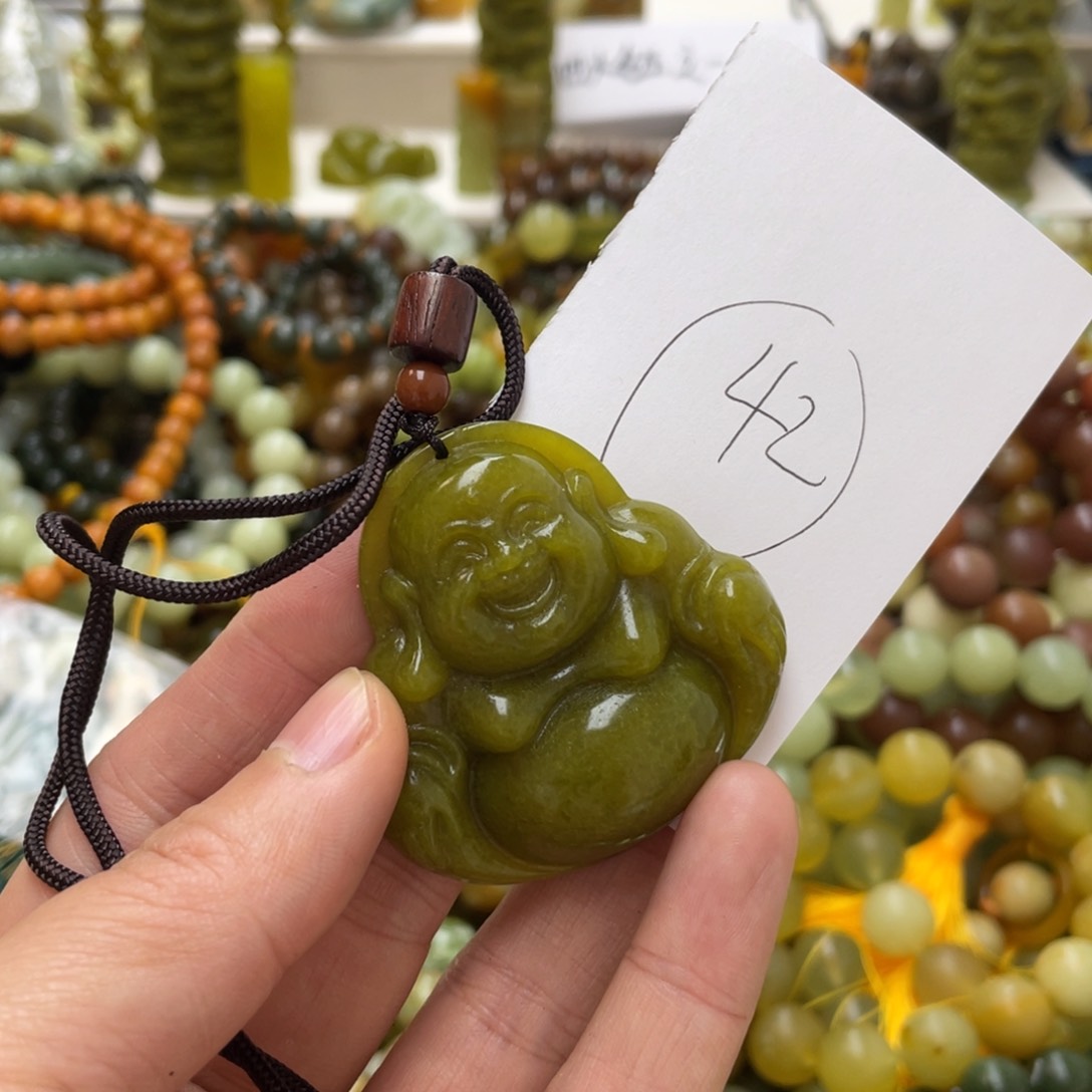 蛇纹石玉手链未镶嵌