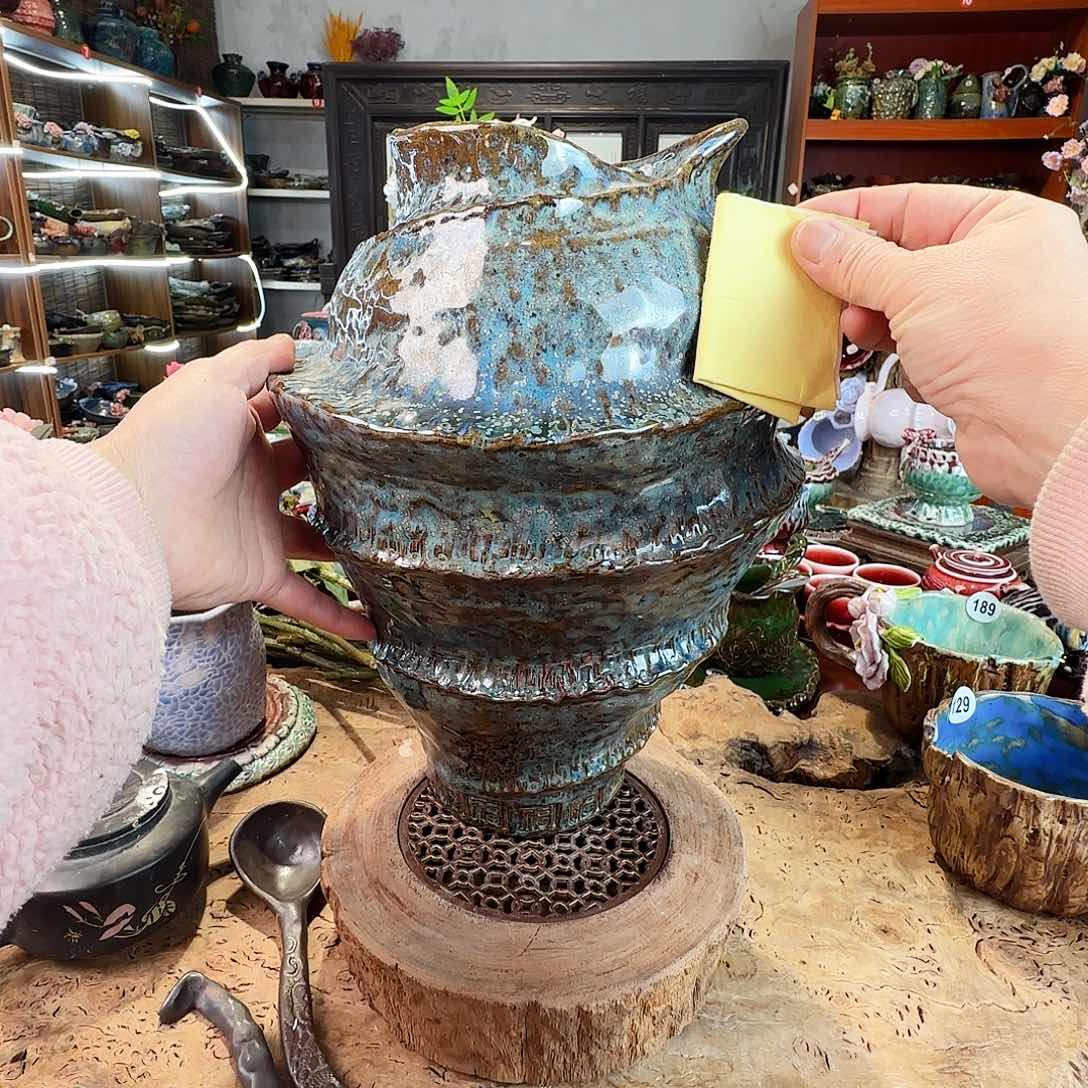 杯柳*纯手工咖啡杯盘碗