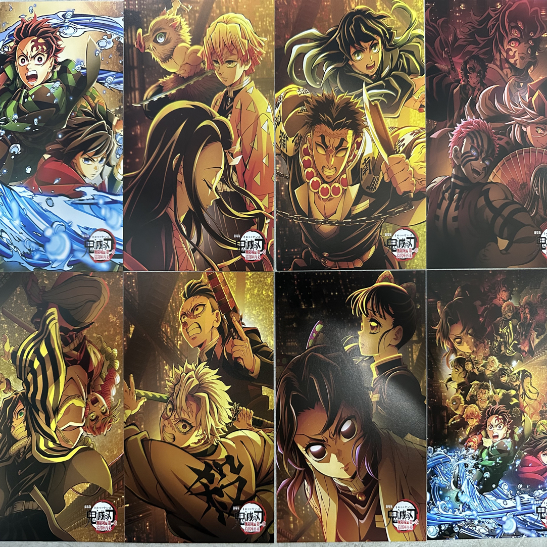 【鬼灭之刃】鬼灭之刃电影院周边明信片（背抽）