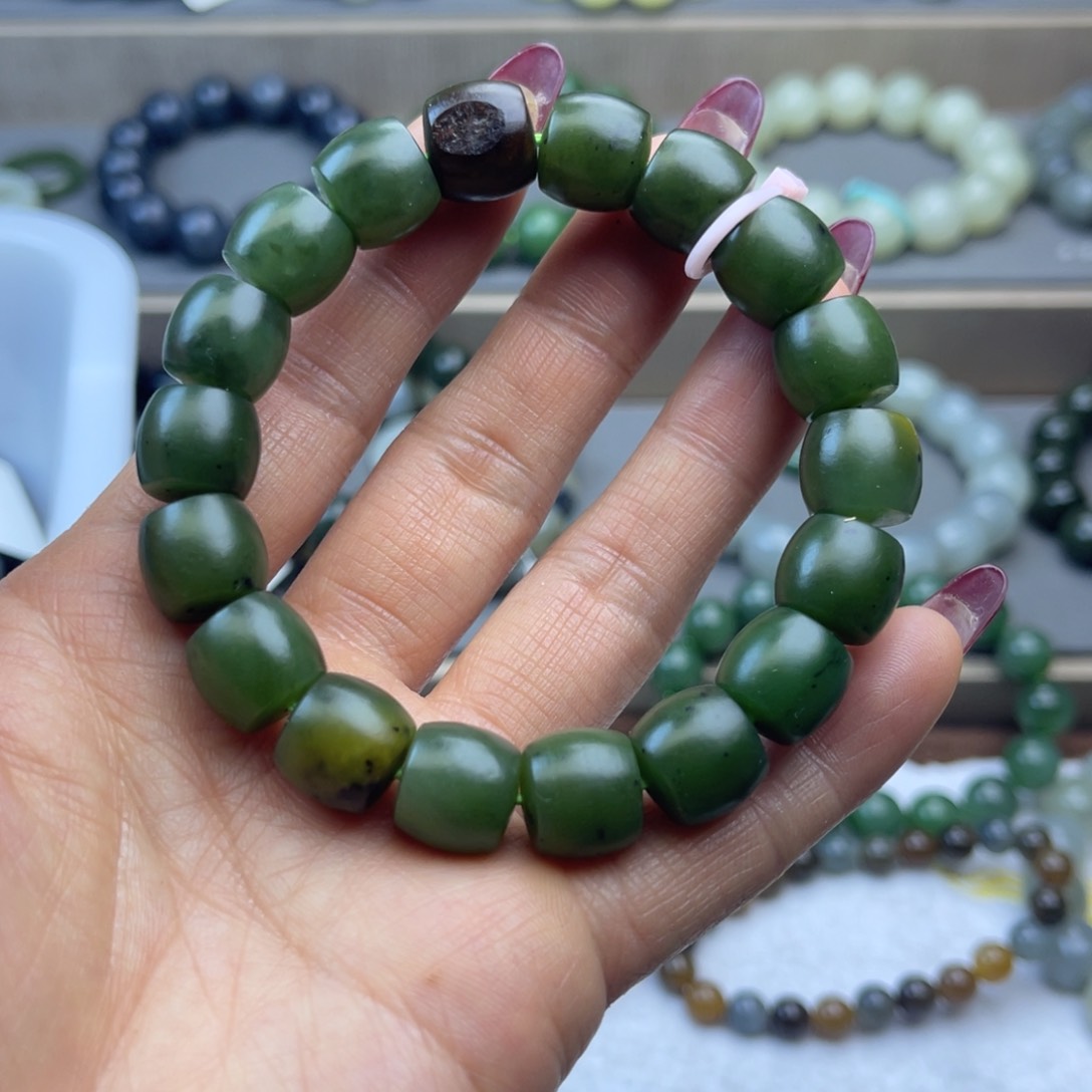 和田玉手链未镶嵌