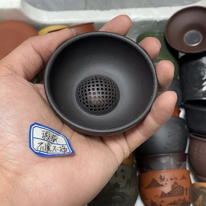 茶杯紫砂瑕疵不退不换