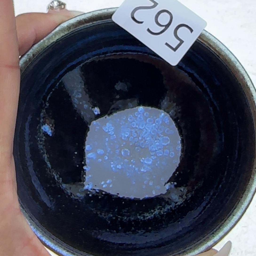 茶盏通天一号业内柴烧7彩天花板