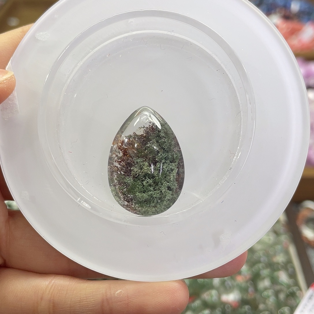 未镶嵌吊坠(赠链)水晶绿幽灵6.9g