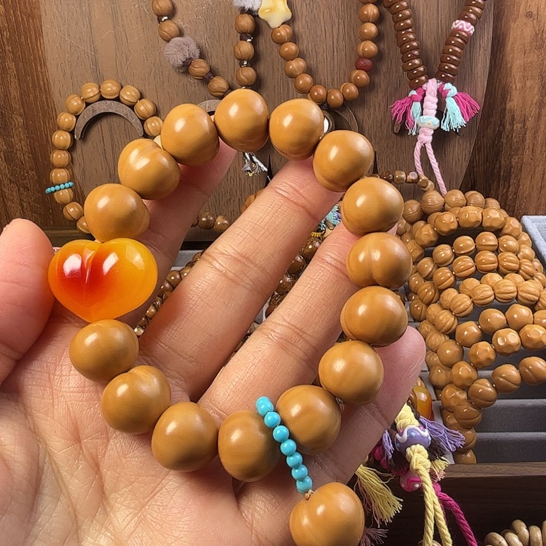 吊坠猴头核桃天然猴头核桃手串手持手捻标题 