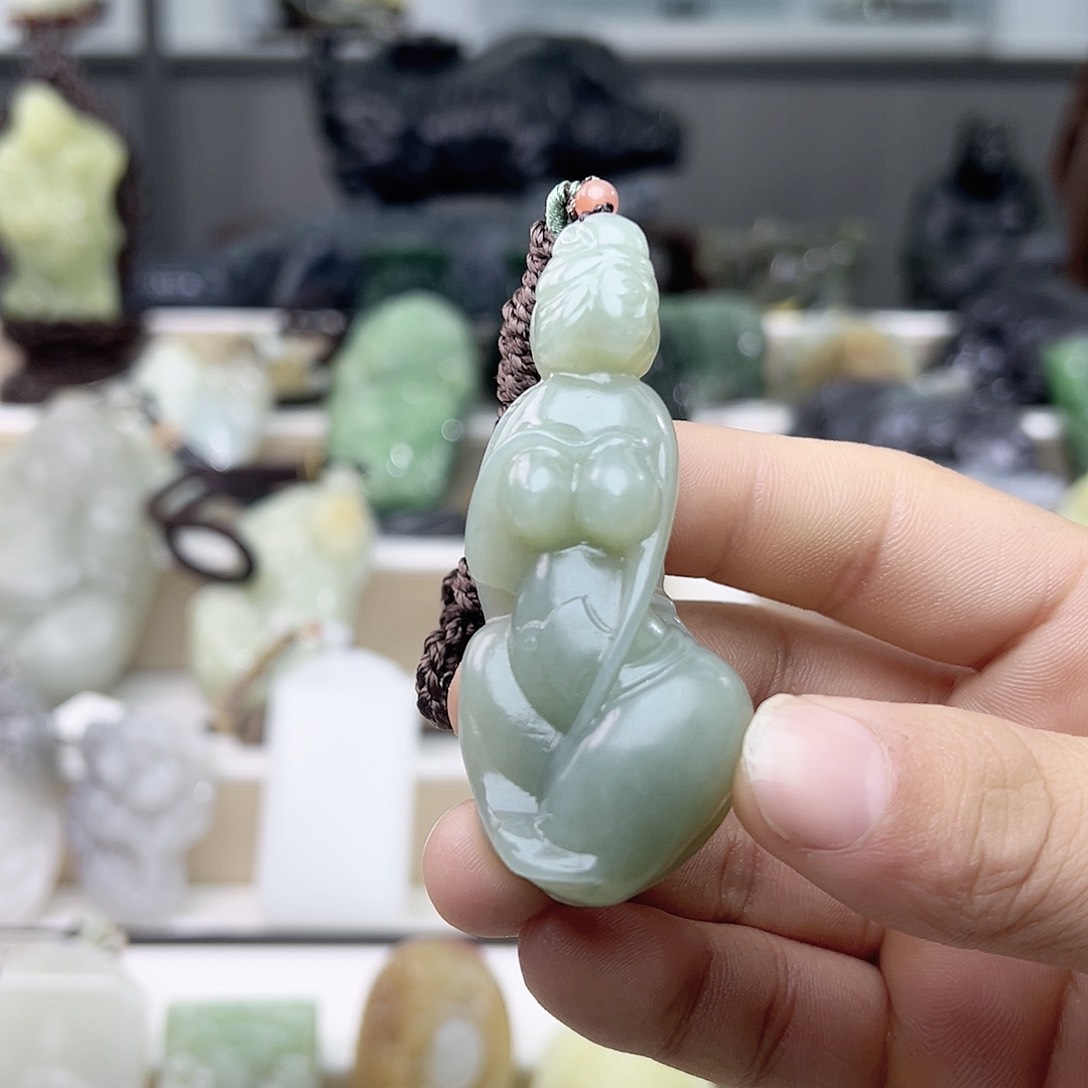 和田玉挂件未镶嵌我****之