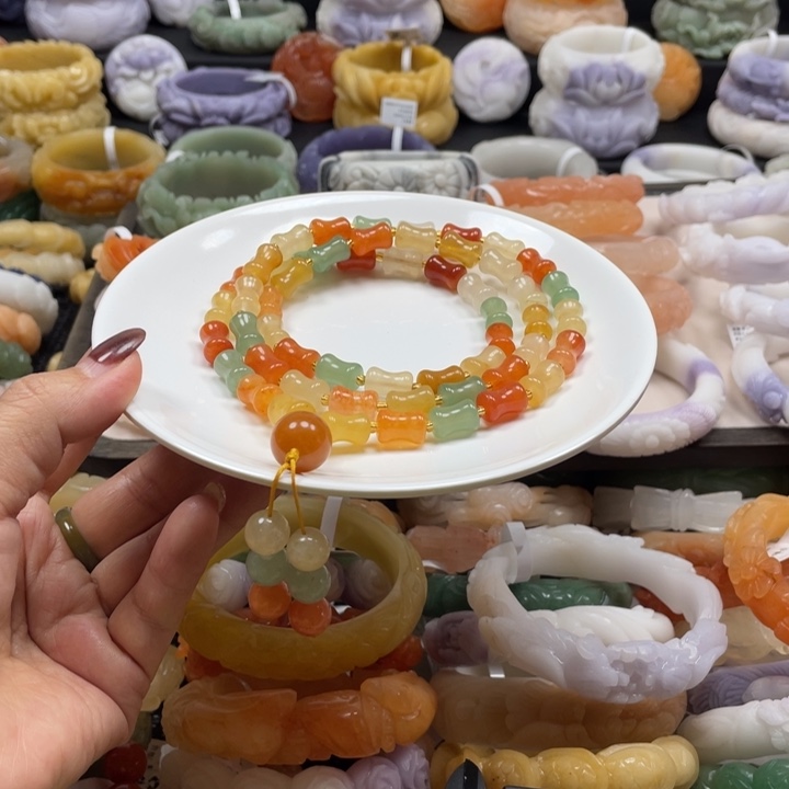 石英质玉未镶嵌手镯