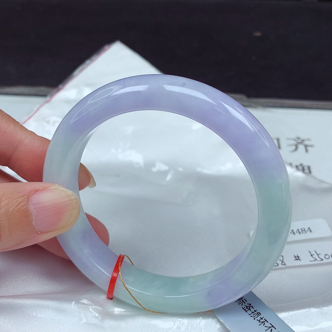 未镶嵌手镯翡翠58圈4484