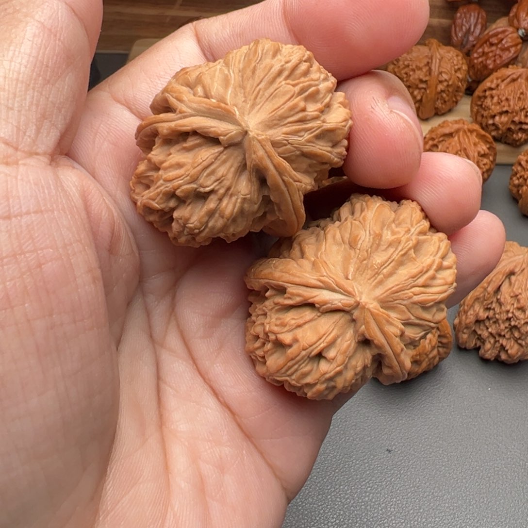 黑****文玩核桃把件白狮子