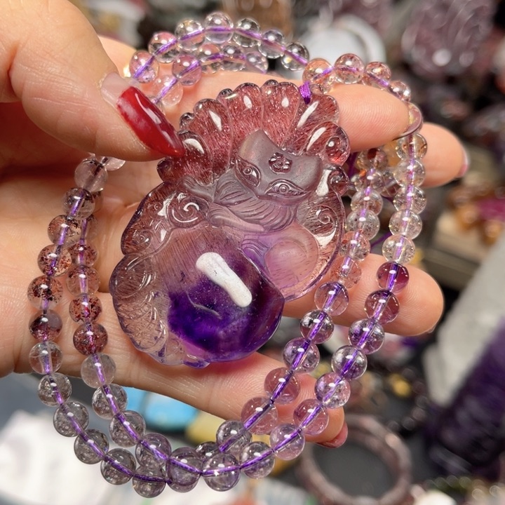 水晶颈饰未镶嵌订制