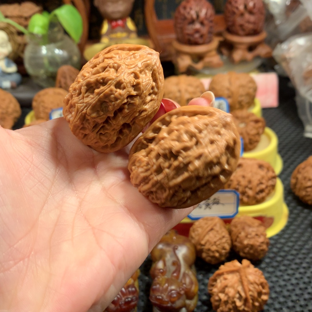 文玩核桃把件将军榻