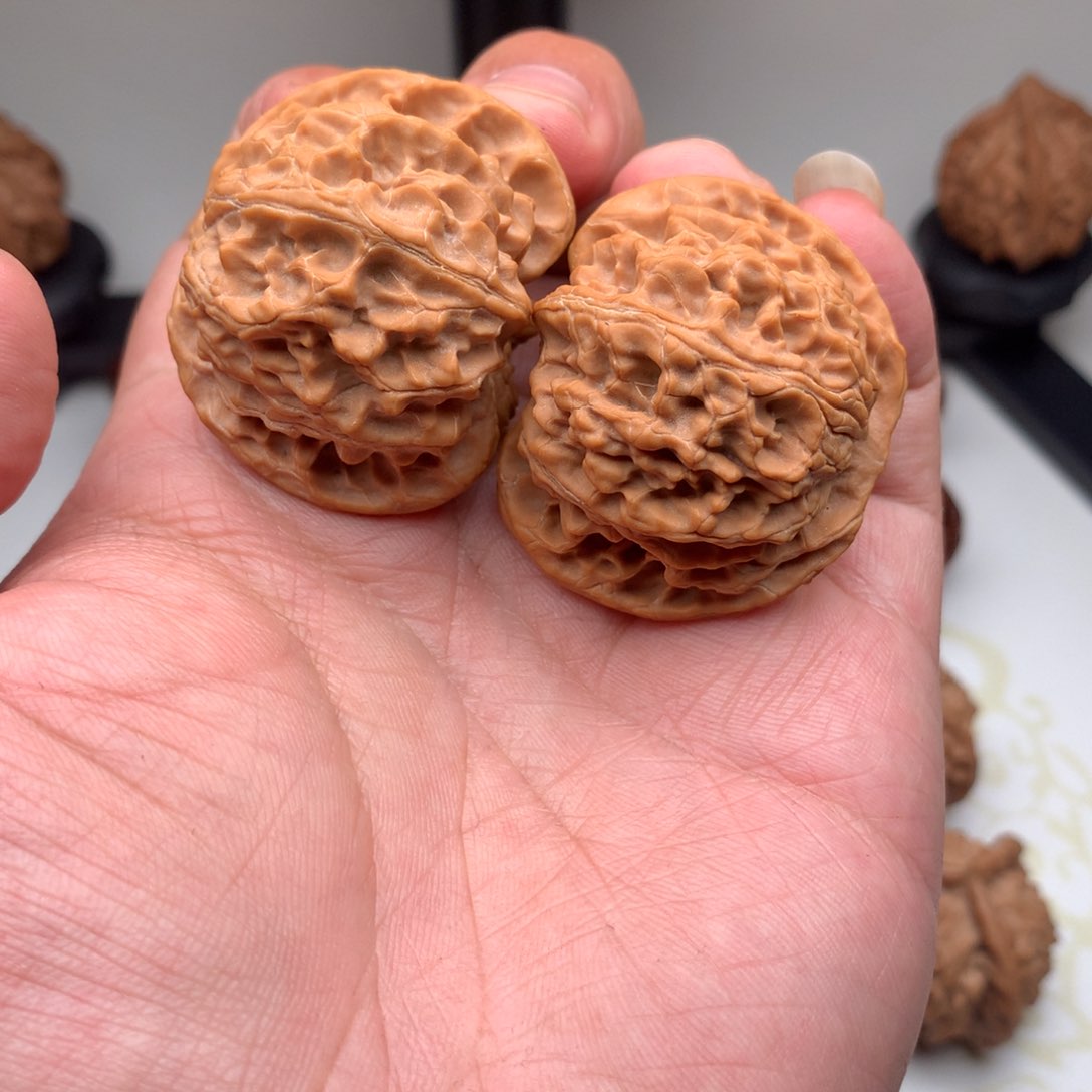 文玩核桃把件苹果42